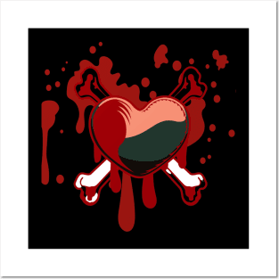 bloody heart danger Posters and Art